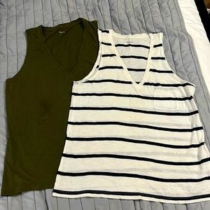 Set of madewell tanks